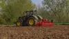 HR 4530 RCS power harrow in transport position