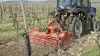 HRB 152 power harrow at work in vineyards