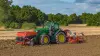 La trémie frontale double cuve TF 2300 C au travail